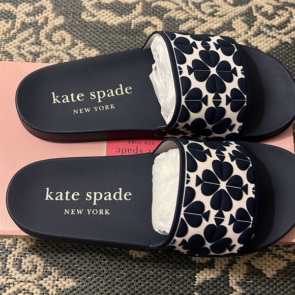 Brand New in Box Kate Spade New York Olympia Rubber Slides - Picture 8 of 11